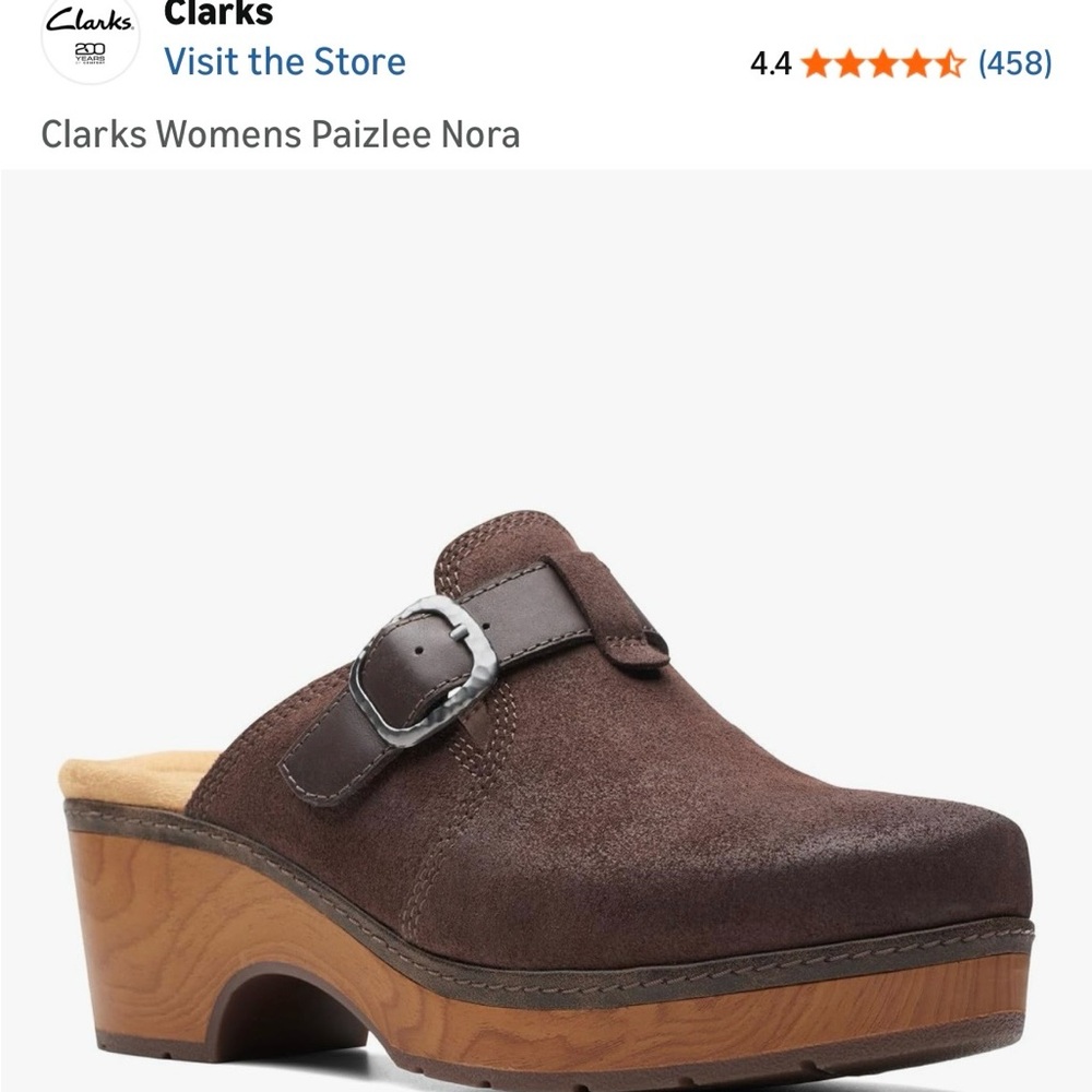Clark's Paizlee Nora Suede Clog